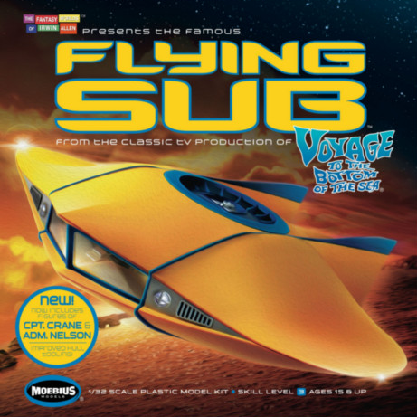 Moebius 1/32 Voyage To The Bottom Of The Sea: Flying Sub image