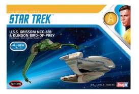Polar Lights 1/1000 Star Trek USS Grissom & Kilngon Bird of Prey - 2 Pack image