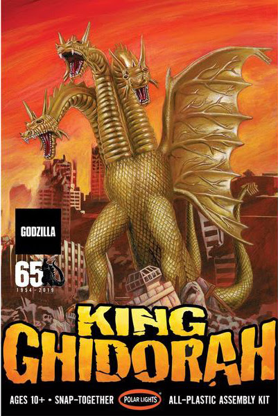 Polar Lights 1/350 Godzilla King Ghidorah - SNAP Kit image
