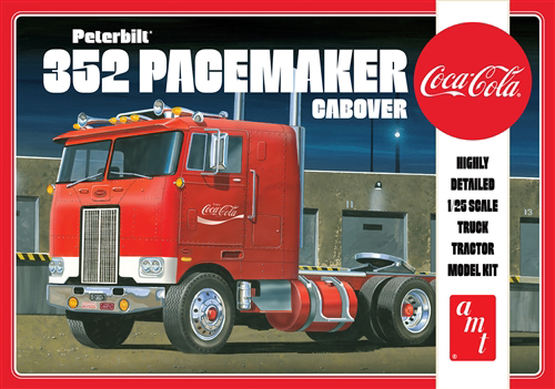AMT 1/25 Peterbilt 352 Pacemaker Cabover - Coca Cola image