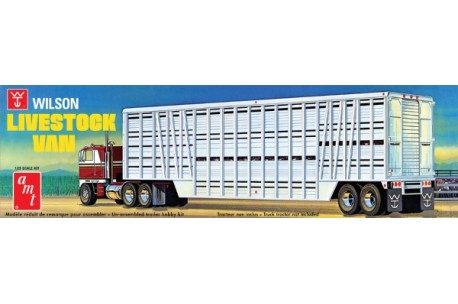 AMT 1/25 Wilson Livestock Van Trailer image