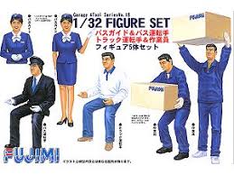 Fujimi 1/32 Guide, Driver & Crew Set image