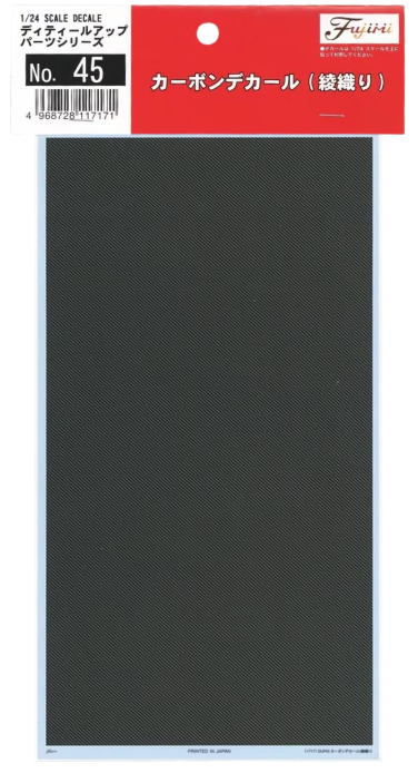 Fujimi 1/24 Carbon Decal (Twill Weave) image