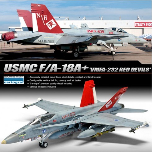 Academy 1/32 USMC F/A-18A+ Red Devils VMFA-232 image