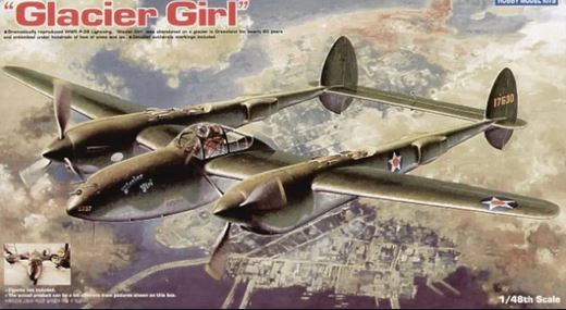 Academy 1/48 P-38F Lightning "Glacier Girl" image