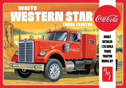 AMT 1/25 White Western Star 'Coca Cola' Truck Tractor image