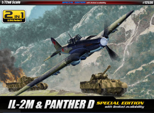Academy 1/72 IL-2M With Panther D Tank image