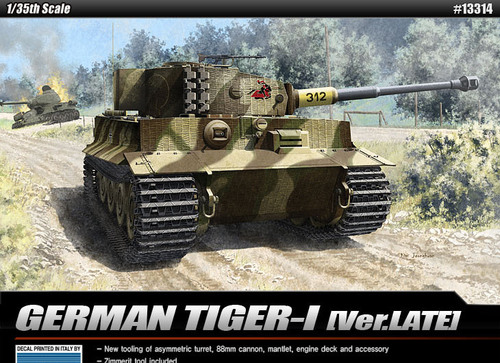 Academy 1/35 Tiger-1 Late Version image