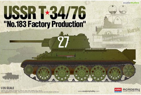 Academy 1/35 USSR T-34/76 #183 Factory image