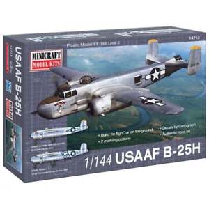 Minicraft 1/144 B-25H Mitchell USAAF - 2 Decal Options image