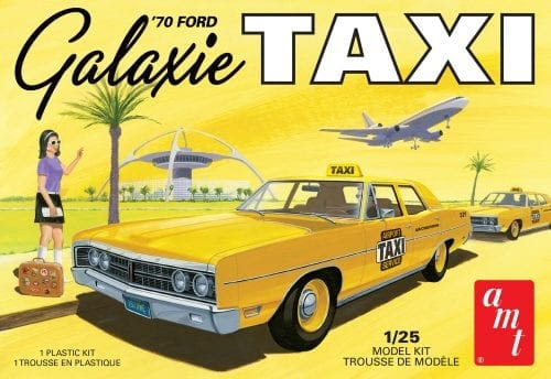 AMT 1/25 1970 Ford Galaxie Taxi image