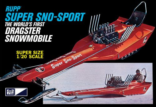 MPC 1/20 Rupp Super Sno-Sport Dragster Snowmobile image