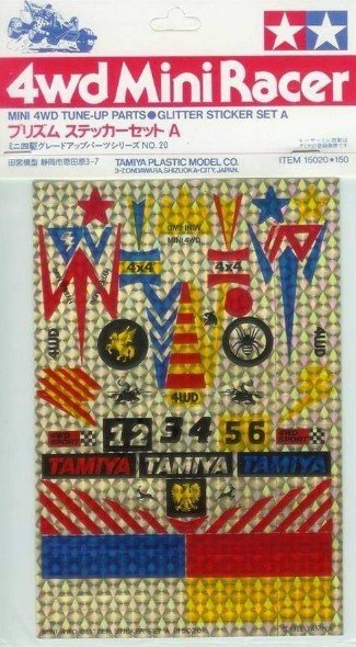 Tamiya Mini 4WD Glitter Sticker Set image