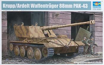 Trumpeter 1/35 Krupp with 88mm Pak-43 image