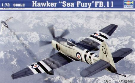 Trumpeter 1/72 Hawker Sea Fury FB.11 image