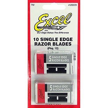 Excel Single Edged Razor Blades 10 Pack image