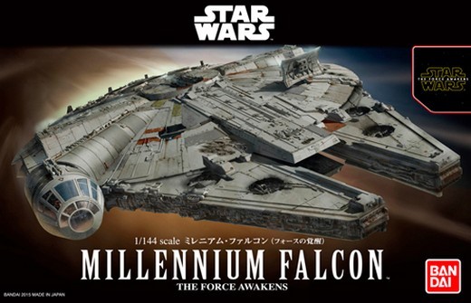 Bandai 1/144 Millennium Falcon - The Force Awakens - Snap Kit image