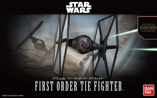 Bandai 1/72 Star Wars First Order Tie Fighter - Snap Kit image