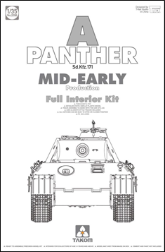 Takom 1/35 Panther w/Full Interior Kit - Mid-Early image