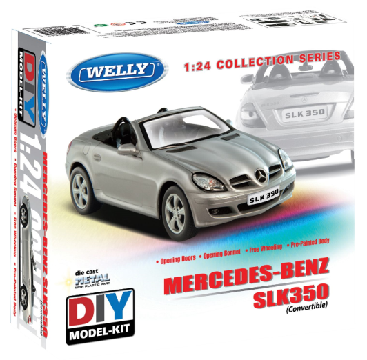 Welly 1/24 Mercedes Benz SLK350 Diecast Kitset image