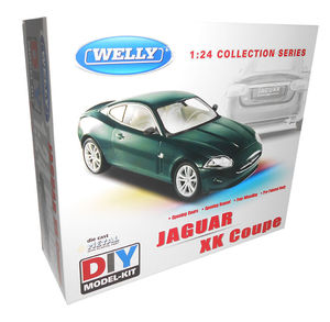 Welly 1/24 Jaguar XK Coupe British Green Diecast Kitset image