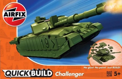 Airfix Challenger Tank Green - Quickbuild Set (Lego Style) image