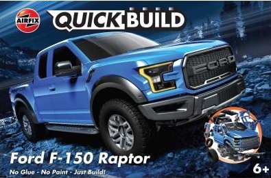 Airfix Ford F-150 Raptor Ute - Quickbuild Set (Lego Style) image