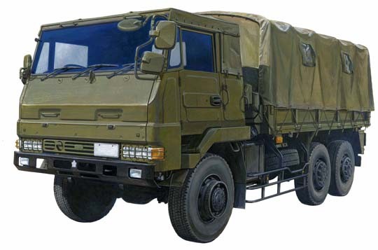 Aoshima 1/72 JGSDF 1/2T Truck image