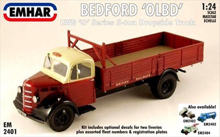 Emhar 1/24 Bedford 'OLBD' LWB O Series 5T Dropside Truck image