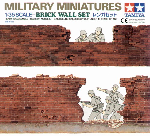 Tamiya 1/35 Brick Wall Set image