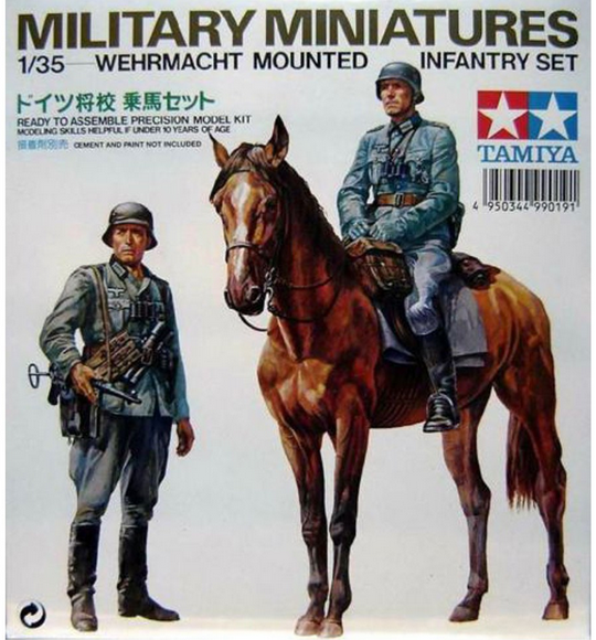 Tamiya 1/35 Wehrmacht Mounted Infantry Set image