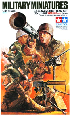 Tamiya 1/35 US Gun and Mortar Team image