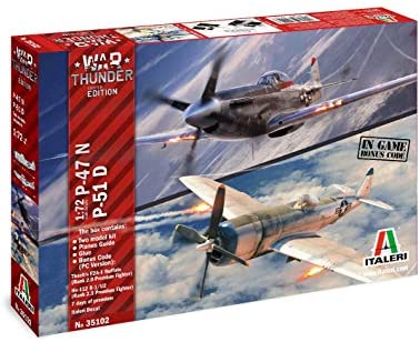 Italeri 1/72 War Thunder Combo P47N/P51D image