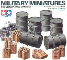 Tamiya 1/35 German Fuel Drum Set image