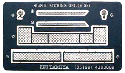 Tamiya 1/35 Grill Set Stug III image