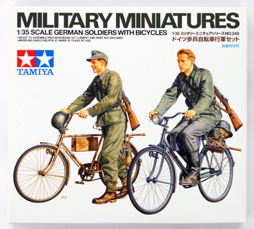 Tamiya 1/35 German Soldiers w/Bicycles image