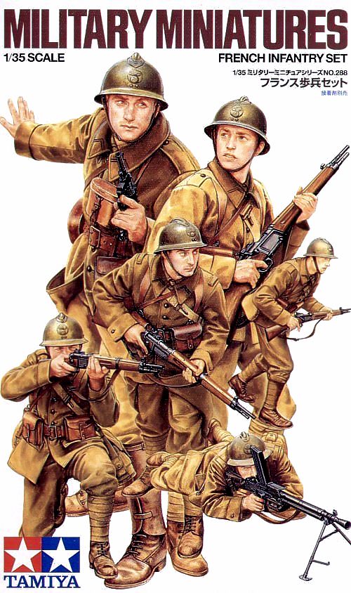 Tamiya 1/35 WWII  French Infantry Set image