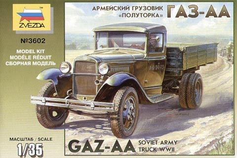 Zvezda 1/35 GAZ AA Soviet Light Truck image