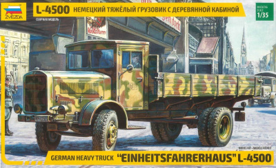Zvezda 1/35 L-4500S Einheitskabine Truck image