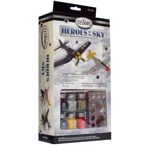 Testors 1/72 Heroes of the Sky WWII Model Set "Quick Build" image
