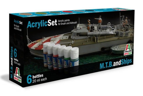 Italeri M.T.B & Ships Paint Set image