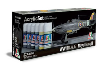 Italeri RAF Royal Navy Paint Set image
