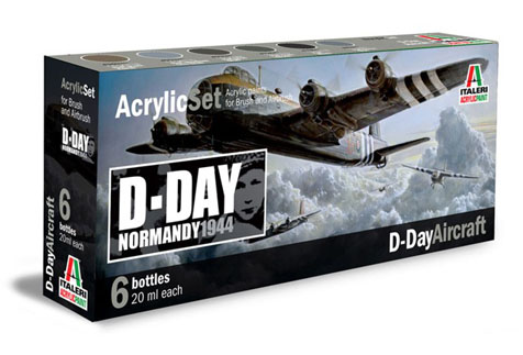 Italeri D-Day Aircraft Paint Set image