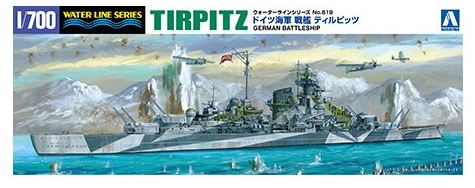 Aoshima 1/700 German Battleship "Tirpitz" image