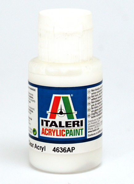 Italeri Flat Clear Acrylic 35ml Bottle image