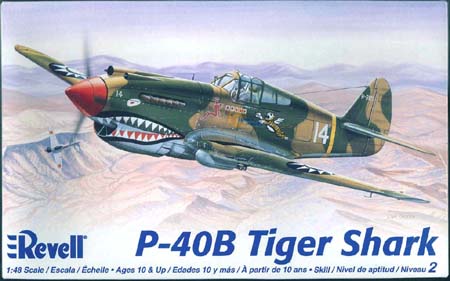 Revell 1/48 P-40B Tiger Shark image