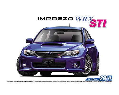 Aoshima 1/24 Subaru GRB Impreza WRX STI 2010 image