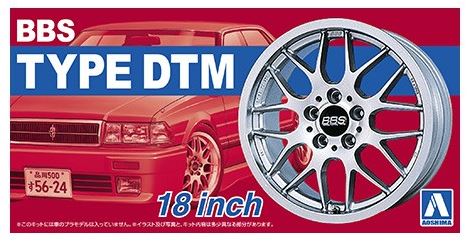 Aoshima 1/24 Rims & Tires - BBS Type DTM 18" image