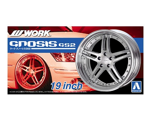 Aoshima 1/24 Rims & Tires - Work Gnosis GS2 19" image