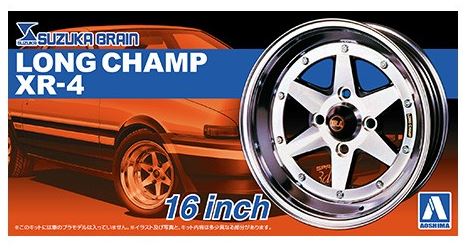 Aoshima 1/24 Rims & Tires - Long Champ XR-4 16" image